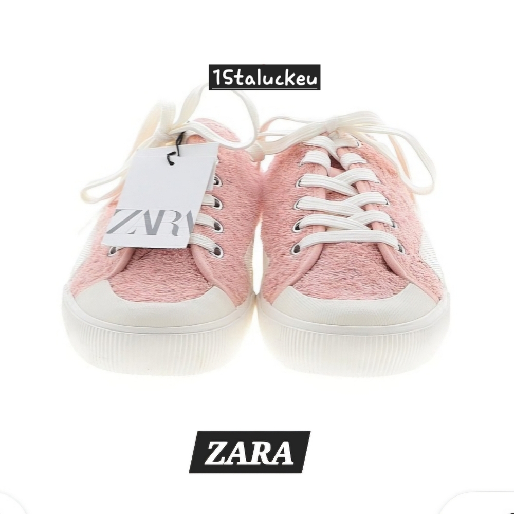 Zara Blush Pink Casual Slip On Sneakers sz 10 (40)